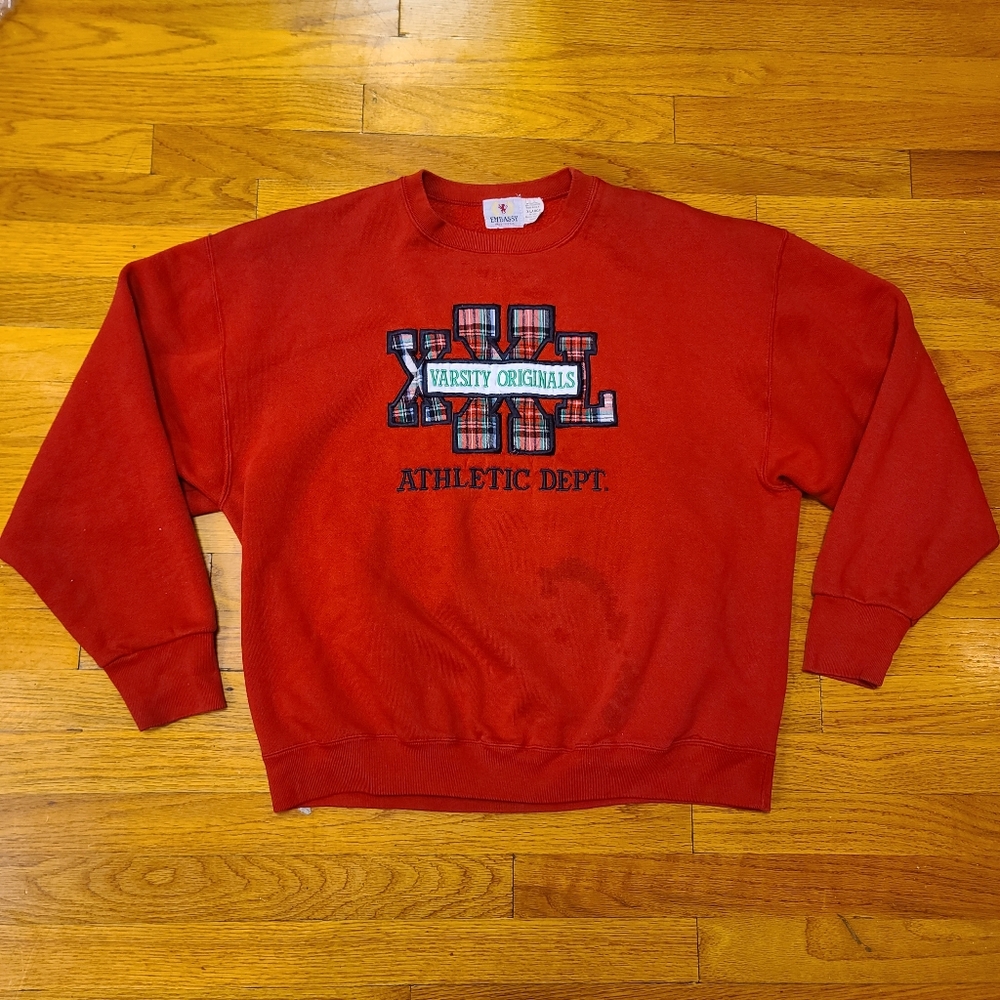 VTG 90s Varsity Originals XXL Athletic Dept Crewneck Sweater